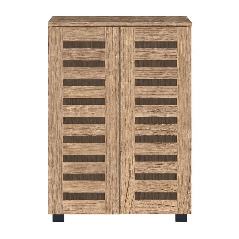 ΠΑΠΟΥΤΣΟΘΗΚΗ Fylliana "Vento" ΜΕ 4 ΡΑΦΙΑ ΧΡΩΜΑ GREY OAK 60x33x87εκ