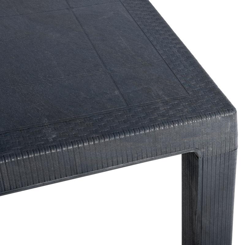 ΤΡΑΠΕΖΙ ΕΞΟΧΗΣ Fylliana Baltic ΑΝΘΡΑΚΙ ΧΡΩΜΑ 120x70x75εκ