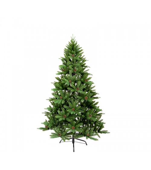 HOMEGURU-SWP-180 Χριστουγεννιάτικο Δέντρο SWISS PINE & κουκουνάρια 180cm