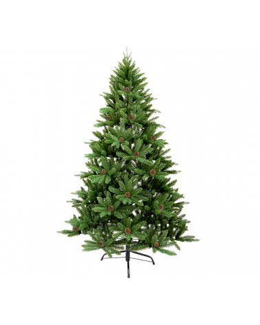 HOMEGURU-SWP-240 Χριστουγεννιάτικο Δέντρο SWISS PINE & κουκουνάρια 240cm