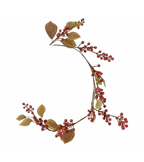 HOMEGURU-XM857 Γιρλάντα με berries σε φθινοπωρινό χρ.100cm