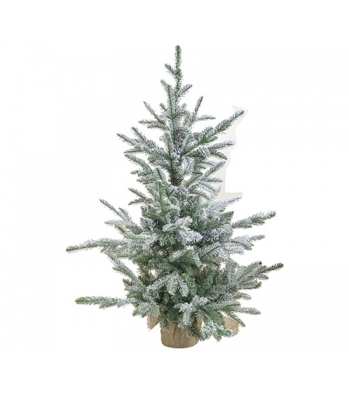 HOMEGURU-FNBF-100 Noble Plastic έλατο με χιόνι, 100cm