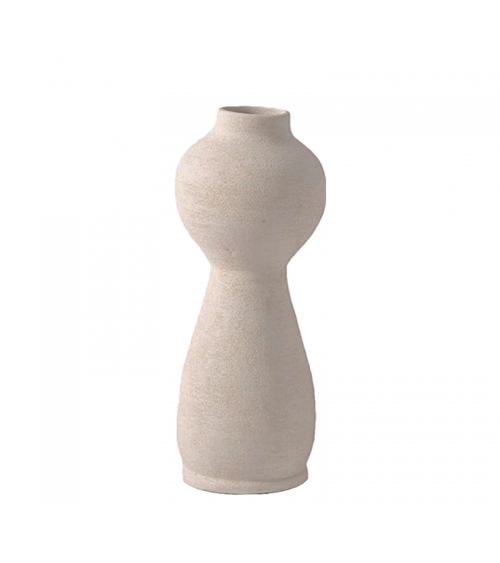 HOMEGURU - Χειροποίητο βάζο terracotta "Curves",13x34cm -TR107
