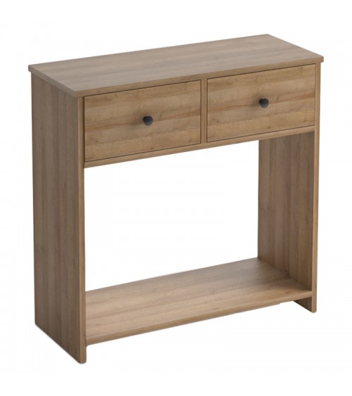 Κονσόλα Brecken pakoworld oak 80x35x90εκ