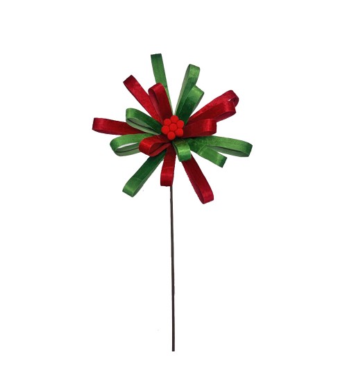 HOMEGURU-AX790 Xmas bow decoration red/green,d.29cm
