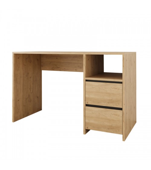 Γραφείο εργασίας Joniel pakoworld μελαμίνης oak 114x56x75εκ