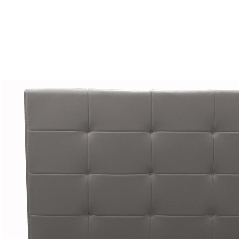 Κρεβάτι Roi pakoworld με αποθηκευτικό χώρο pu γκρι ματ 160x200εκ