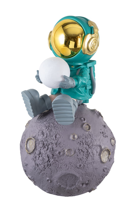 FLC 1142 BL ΔΙΑΚΟΣΜΗΤΙΚΟ ΔΑΠΕΔΟΥ ΜΠΛΕ ΑΣΤΡΟΝΑΥΤΗΣ/ΦΕΓΓΑΡΙ ΚΑΘΙΣΤΟΣ ΜΕ ΜΠΑΛΑ LED CCT USB