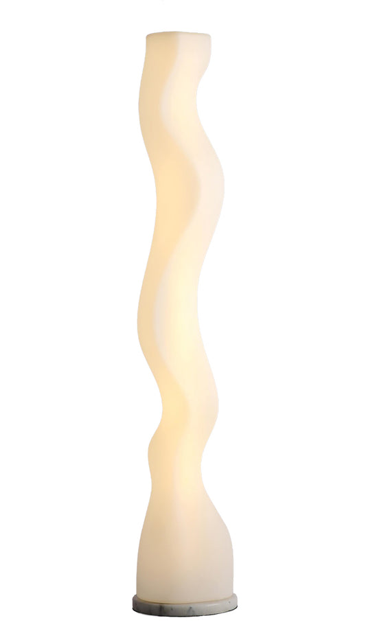 FLC 8033 ΔΑΠΕΔΟΥΑΚΡΥΛΙΚΟ LED ΛΕΥΚΟ ΚΟΛΟΝΑ ΜΕ ΜΑΡΜΑΡΙΝΗ ΒΑΣΗ