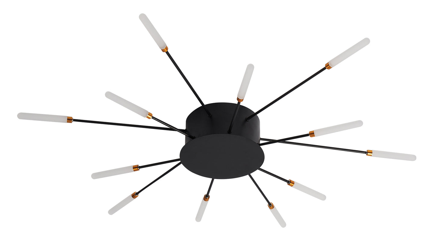 CCC 709-12 # LED ΟΡΟΦΗΣ ΜΑΥΡΟ ΑΚΤΙΝΕΣ