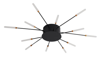 CCC 709-12 # LED ΟΡΟΦΗΣ ΜΑΥΡΟ ΑΚΤΙΝΕΣ