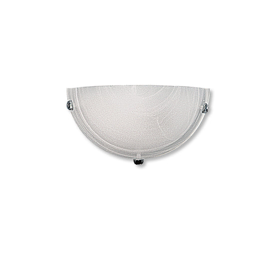 WLC 1751-1/2 WH ΑΠΛΙΚΑ ΛΕΥΚΟ ΓΥΑΛΙ 1XE27