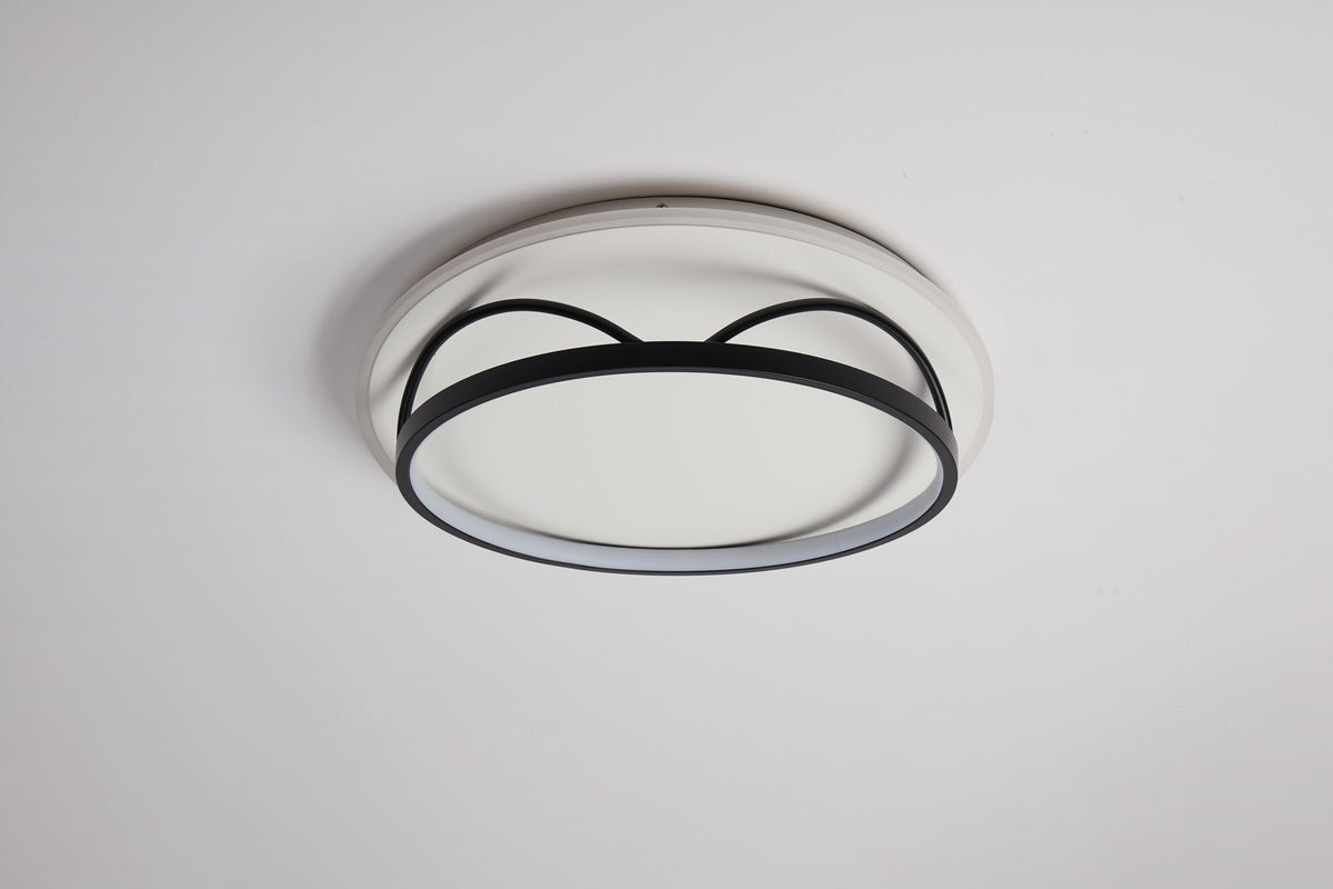 CCC 711 # LED ΟΡΟΦΗΣ ΚΥΚΛΙΚΟ ΜΑΥΡΟ-ΑΣΠΡΟ