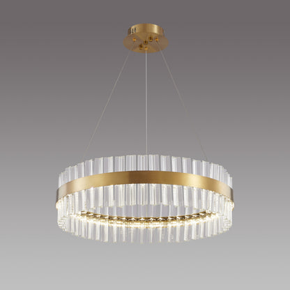 PDC 707-60 LED ΣΤΡΟΓΓΥΛΟ Φ60 ΜΕ ΚΡΥΣΤΑΛΛΑ
