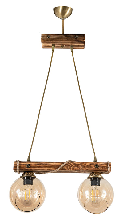 PDT 2059-2 ΡΑΓΑ 2/Φ ΞΥΛΙΝΗ ΜΕ ΜΕΛΙ ΓΥΑΛΙ 2ΧΕ27