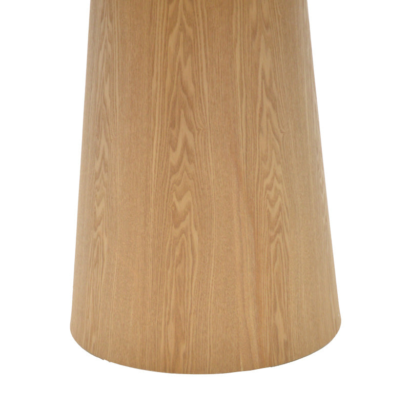 Tραπέζι Donda pakoworld mdf-μέταλλο sonoma Φ100x76εκ