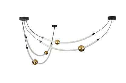 CCC 705-2 LED 4 ΣΩΛΗΝΕΣ ΜΕ ΧΡΥΣΗ ΔΙΑΚΟΣΜΗΤΙΚΗ ΜΠΑΛΑ