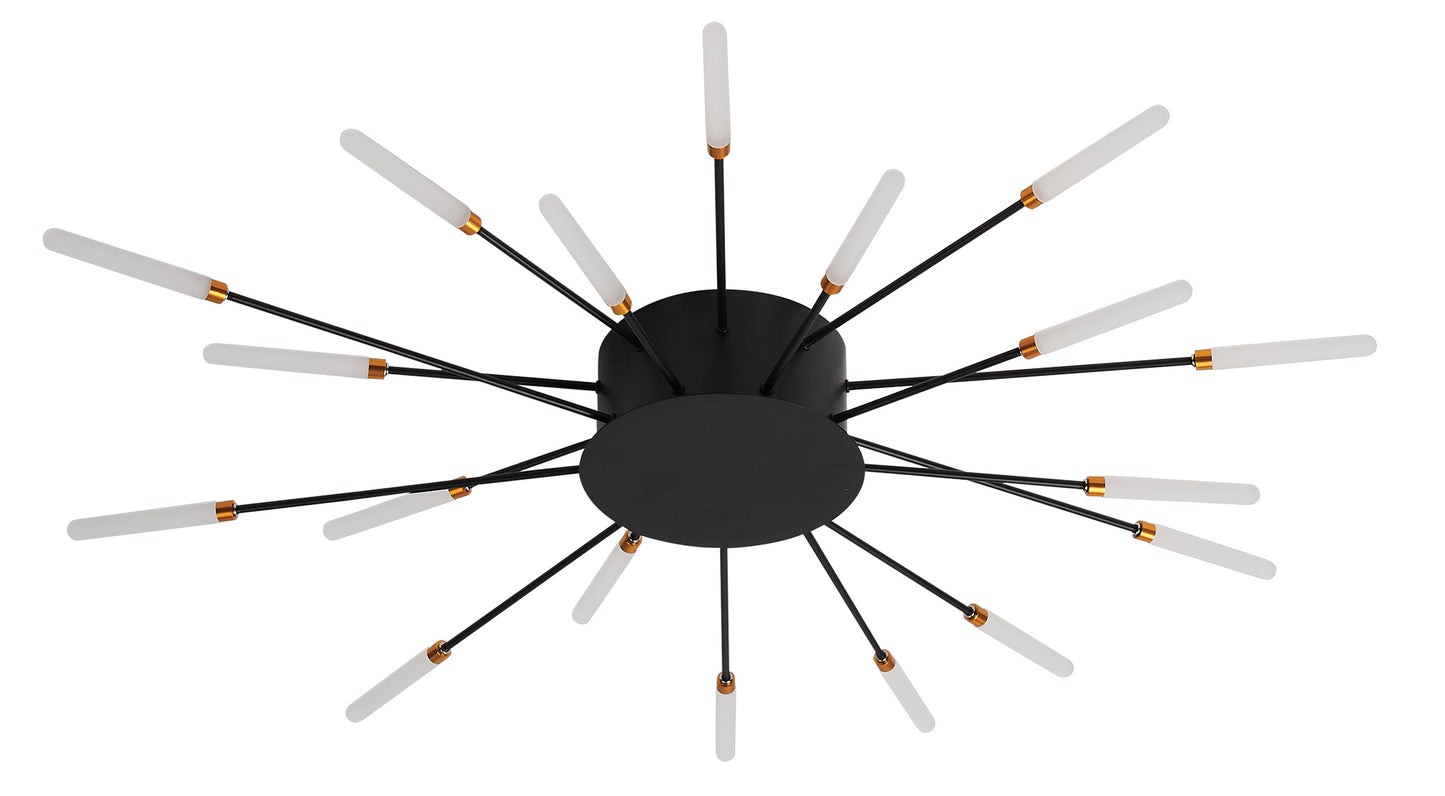 CCC 709-18 # LED ΟΡΟΦΗΣ ΜΑΥΡΟ ΑΚΤΙΝΕΣ