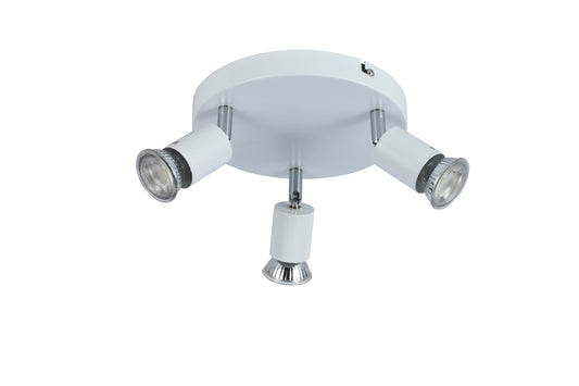 CCC 5215-3 WH 3/Φ ΟΡΟΦΗΣ ΣΠΟΤ ΛΕΥΚΟ 3ΧGU10