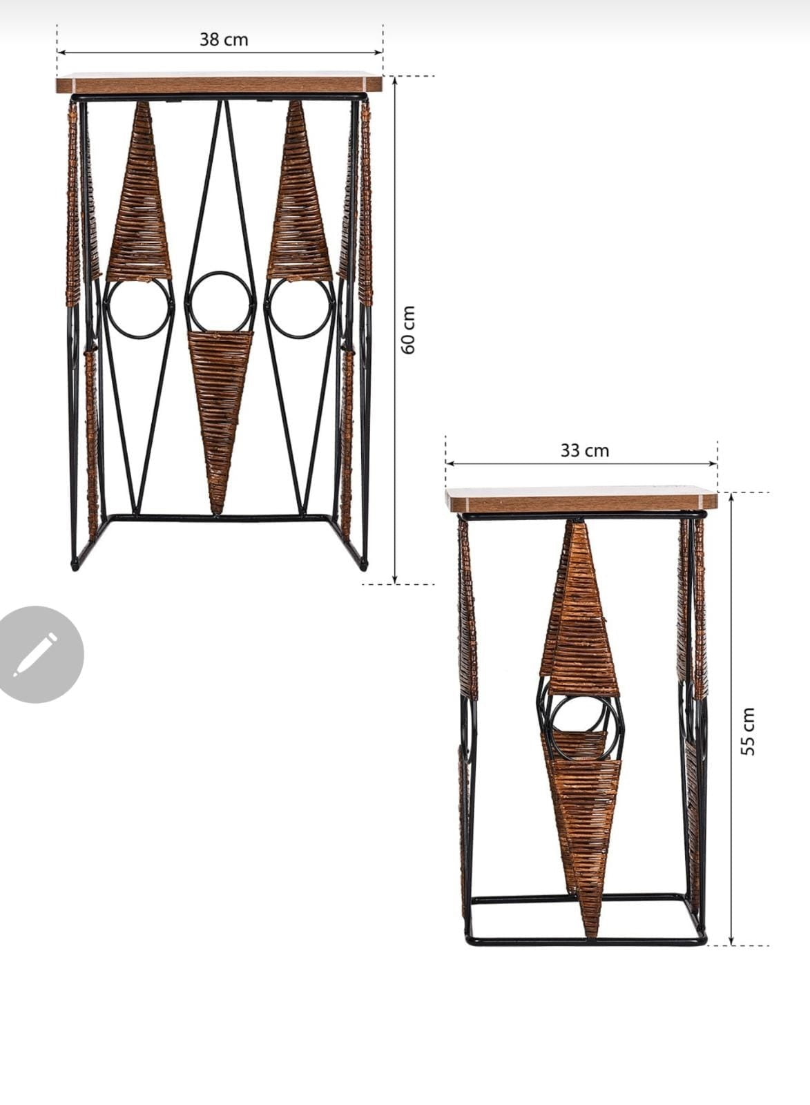 TEC - 03 ΒΟΗΘ. ΤΡΑΠΕΖΑΚΙΑ 2ΤΜΧ ΤΕΤΡΑΓΩΝΑ ΜΕΤΑΛΛΟ+ΞΥΛΟ+ΥΔΡΟΦΟΒΟ ΧΑΡΤΙ Τ.ΜΠΑΜΠΟΥ