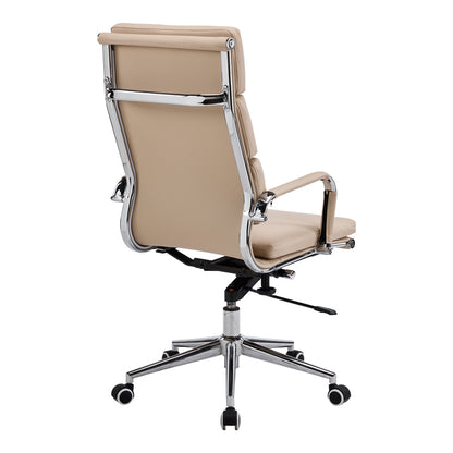 Καρέκλα γραφείου διευθυντή Tokyo pakoworld μπεζ PU