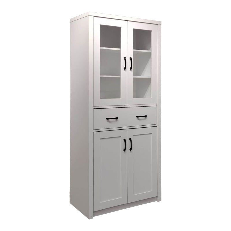 Βιτρίνα-ντουλάπα Nisso pakoworld σε λευκή απόχρωση 80x40x183.5εκ