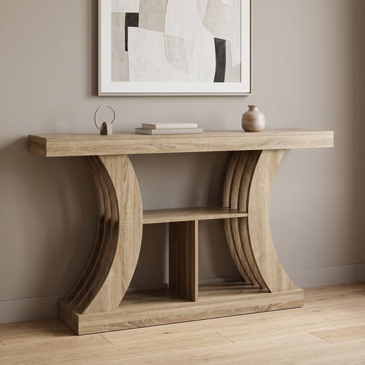 Κονσόλα Conde pakoworld sonoma 160x30x90εκ