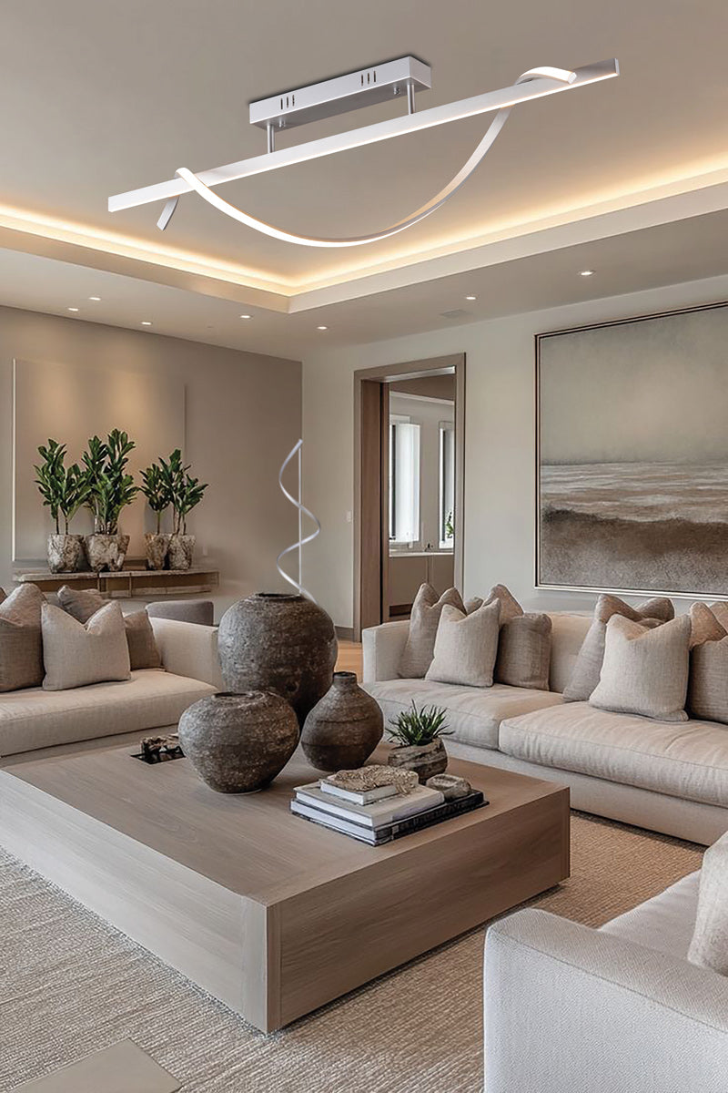 FLC 783 ΝΜ ΔΑΠΕΔΟΥ LED ΓΚΡΙ ΚΟΡΔΕΛΑ DIMMER + CONTROL