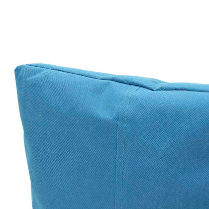 Πουφ πολυθρόνα Norm PRO pakoworld υφασμάτινο αδιάβροχο γαλάζιο