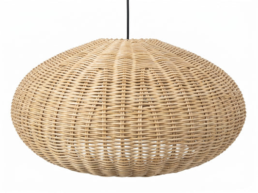 PDV 6853-55 ΚΡΕΜΑΣΤΟ 1/Φ ΡΑΤΑΝ ΣΕ ΦΥΣΙΚΟ ΧΡΩΜΑ ΣΧΕΔΙΟ ΑΧΙΝΟΣ 1ΧΕ27
