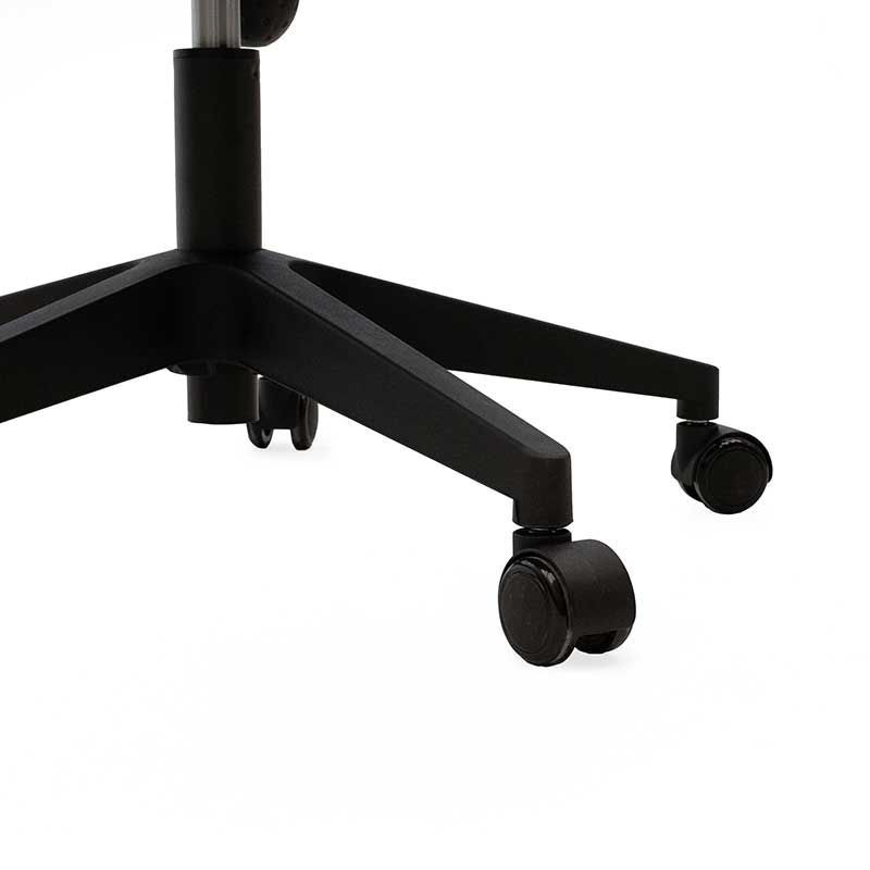 Καρέκλα γραφείου εργασίας Ghost pakoworld με ύφασμα mesh χρώμα μαύρο