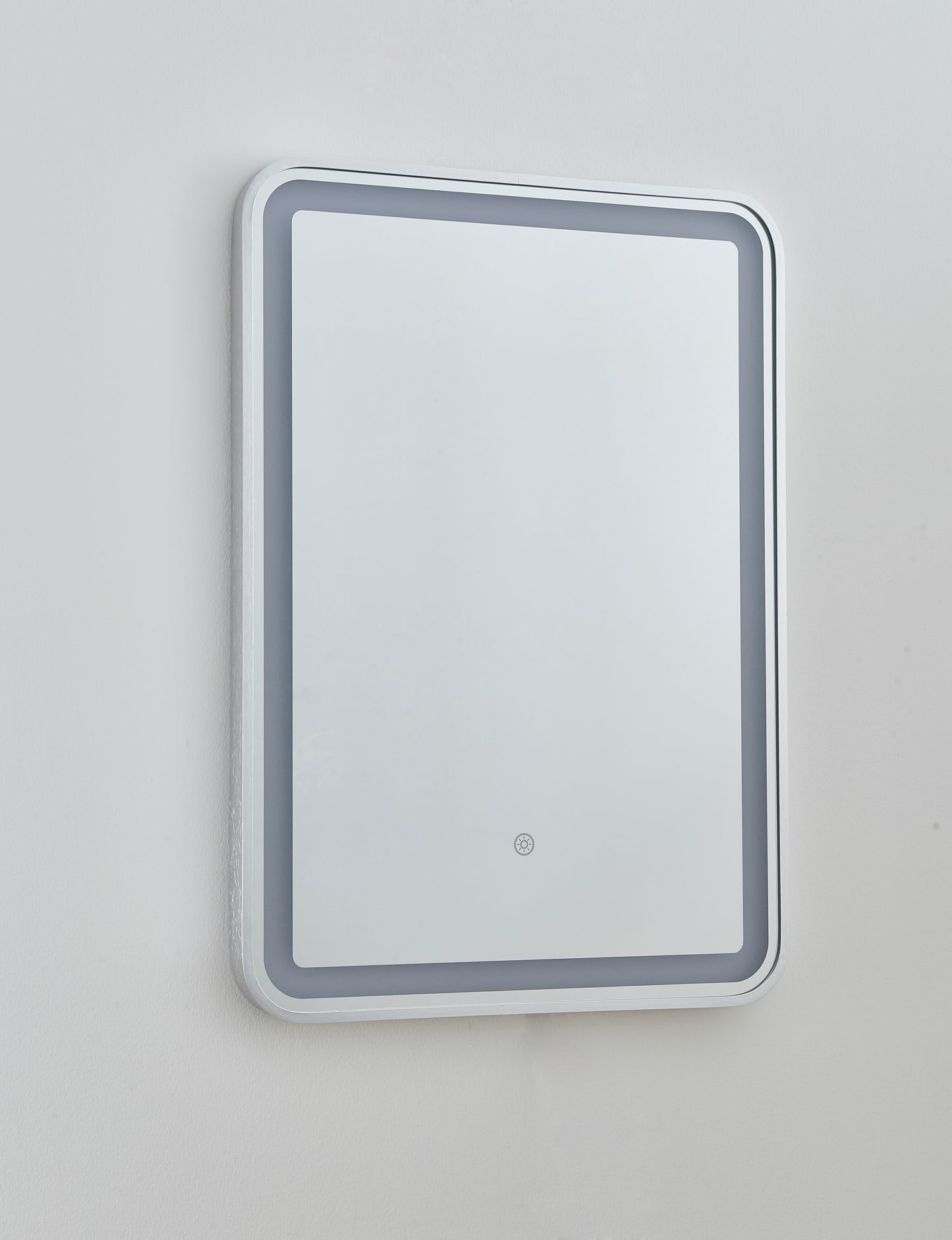 MIC-08 ΚΑΘΡΕΠΤΗΣ NM ΠΑΡΑΛ/ΜΟΣ ΝΙΚΕΛ ΜΑΤ ΚΟΡΝΙΖΑ LED ΦΩΤΙΣΜΟ TOUCH