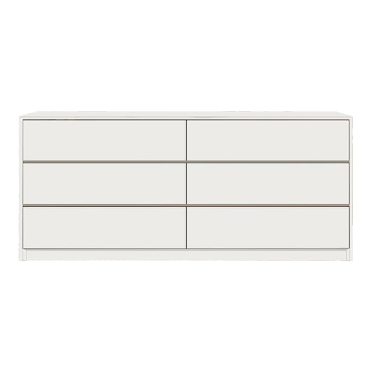 Συρταριέρα Kuanger pakoworld mdf σε λευκή απόχρωση 120x40x70εκ