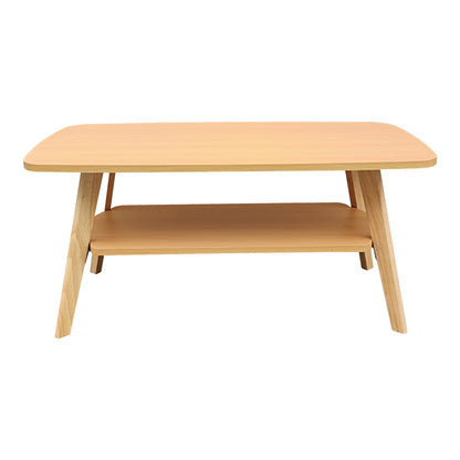 Τραπέζι σαλονιού Komela I mdf σε φυσική απόχρωση 100x48x45cm