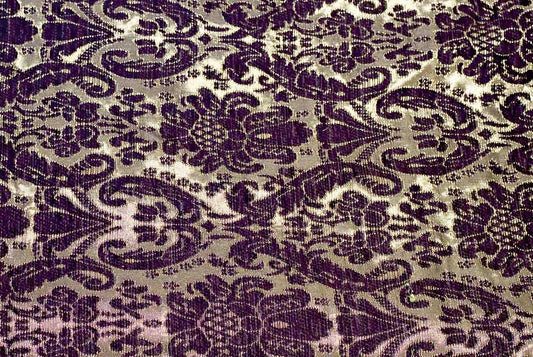 Διακοσμητικό Ύφασμα Μαύρο/Χρυσό Σχέδιο