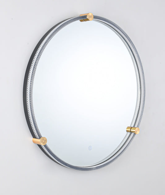 MIC-04 ΚΑΘΡΕΠΤΗΣ ΑΒ ΣΤΡΟΓΓΥΛΟΣ ΟΞΥΝΤΕ ΠΙΑΣΤΡΑΚΙΑ ΔΙΑΚΟΣΜΗΤΙΚΑ LED ΦΩΤΙΣΜΟΣ TOUCH