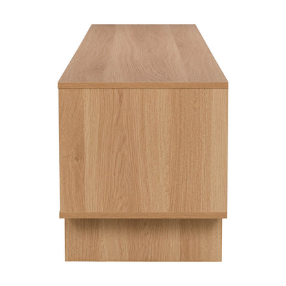 Έπιπλο τηλεόρασης Jenfia pakoworld mdf σε φυσική απόχρωση 150x39x45,5εκ