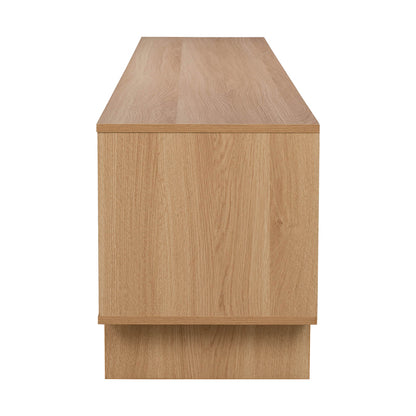 Έπιπλο τηλεόρασης Jenfia pakoworld mdf σε φυσική απόχρωση 180x39x45,5εκ