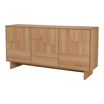 Μπουφές Jenfia pakoworld mdf σε φυσική απόχρωση 150x39x75,5εκ