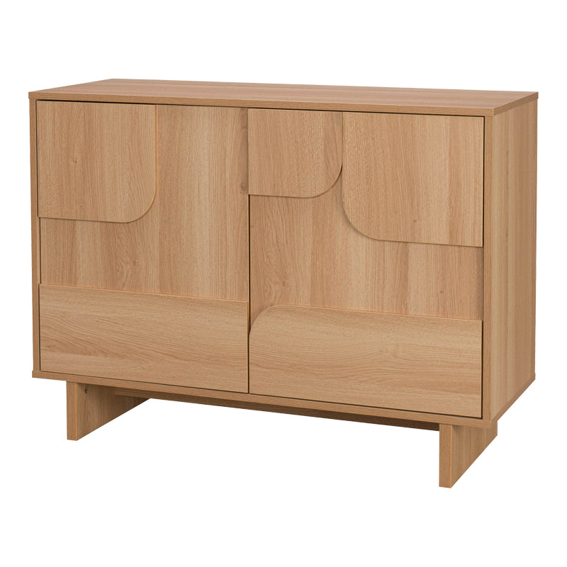Μπουφές Jenfia pakoworld mdf σε φυσική απόχρωση 101,2x39x75,5εκ