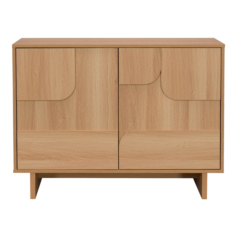 Μπουφές Jenfia pakoworld mdf σε φυσική απόχρωση 101,2x39x75,5εκ