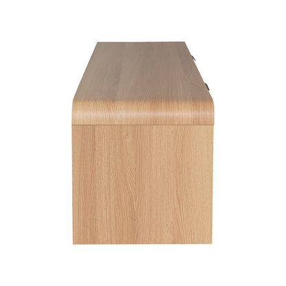 Έπιπλο τηλεόρασης Anfen pakoworld mdf σε φυσική απόχρωση 160x39x40,5εκ