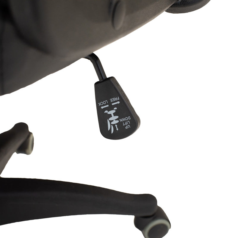 Καρέκλα γραφείου διευθυντή Roby pakoworld με pu χρώμα μαύρο