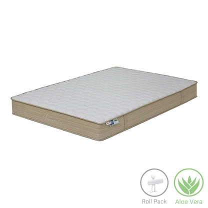 Στρώμα Nemesis pakoworld pocket spring roll pack διπλής όψης aloe vera 20-22cm 140x200εκ