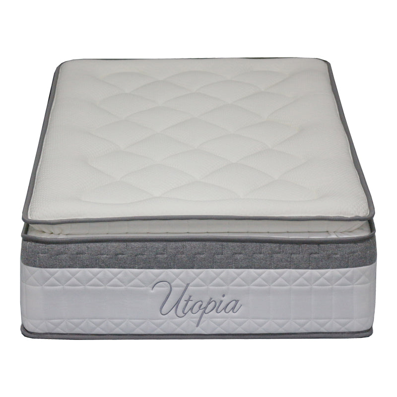 Στρώμα Utopia pakoworld pocket spring με ανώστρωμα 30-32cm 90x190εκ