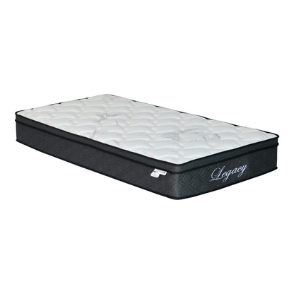 Στρώμα Legacy pakoworld pocket spring μονής όψης roll pack με ενσωματωμένο ανώστρωμα 23-25cm 100x200εκ
