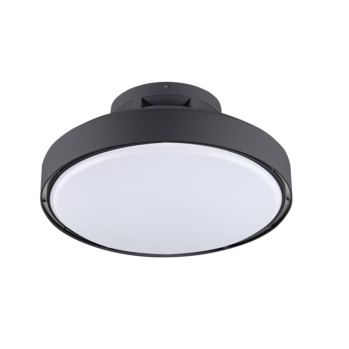 it-Lighting TETON Ανεμιστήρας Οροφής Bladeless Μαύρο 56W LED 5900lm 3CCT App Control (101001010)