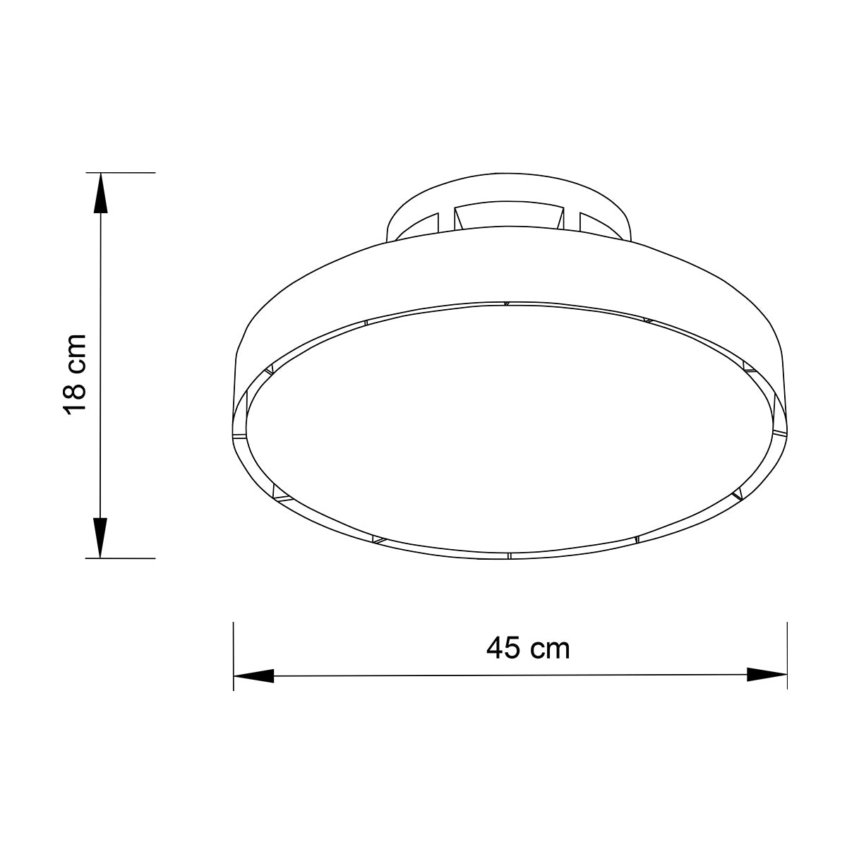 it-Lighting TETON Ανεμιστήρας Οροφής Bladeless Μαύρο 56W LED 5900lm 3CCT App Control (101001010)