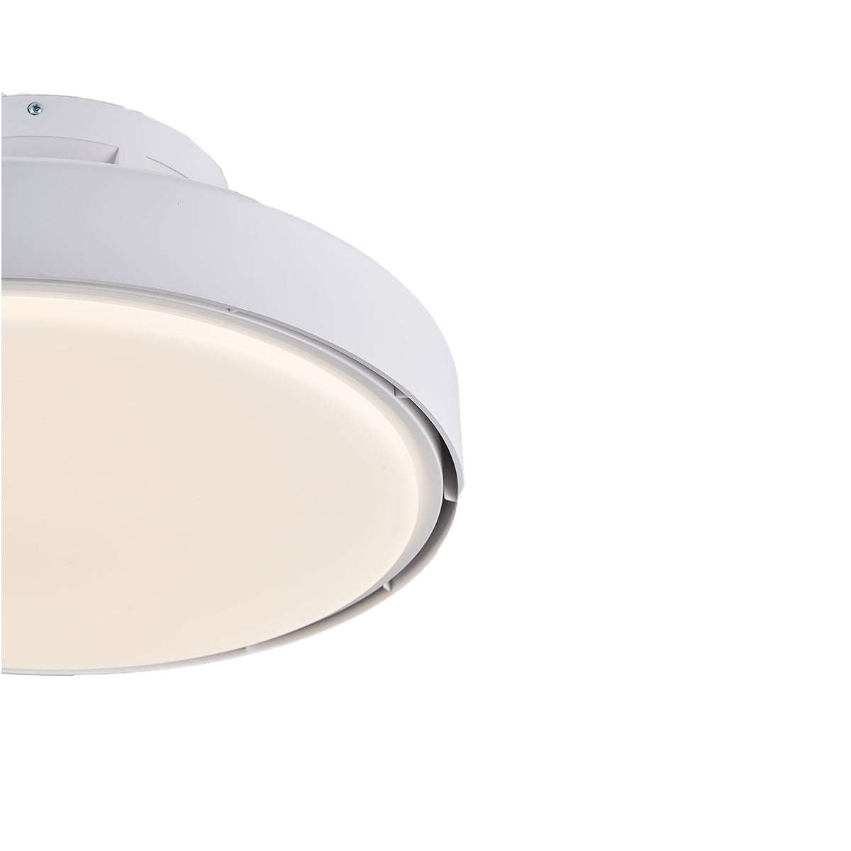 it-Lighting TETON Ανεμιστήρας Οροφής Bladeless Λευκό 56W LED 5900lm 3CCT App Control (101001020)