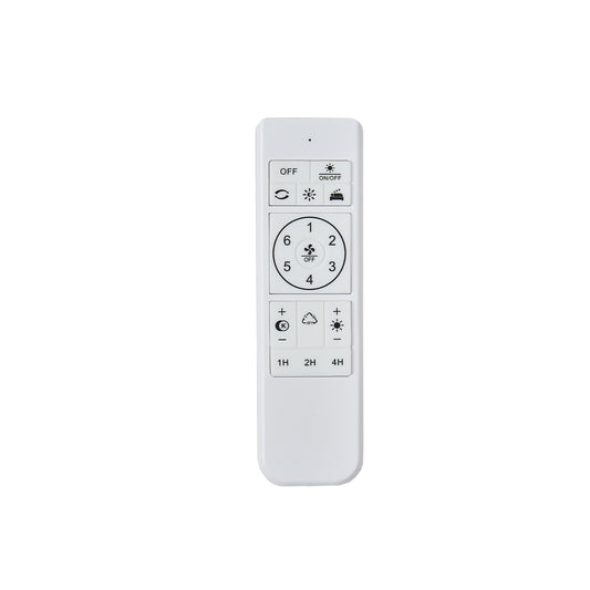 it-Lighting TETON Ανεμιστήρας Οροφής Bladeless Λευκό 56W LED 5900lm 3CCT App Control (101001020)